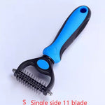 Stainless Steel Pet Grooming Comb for Hair Removal & Knot Opening | Safe Detangler for Dogs & Cats