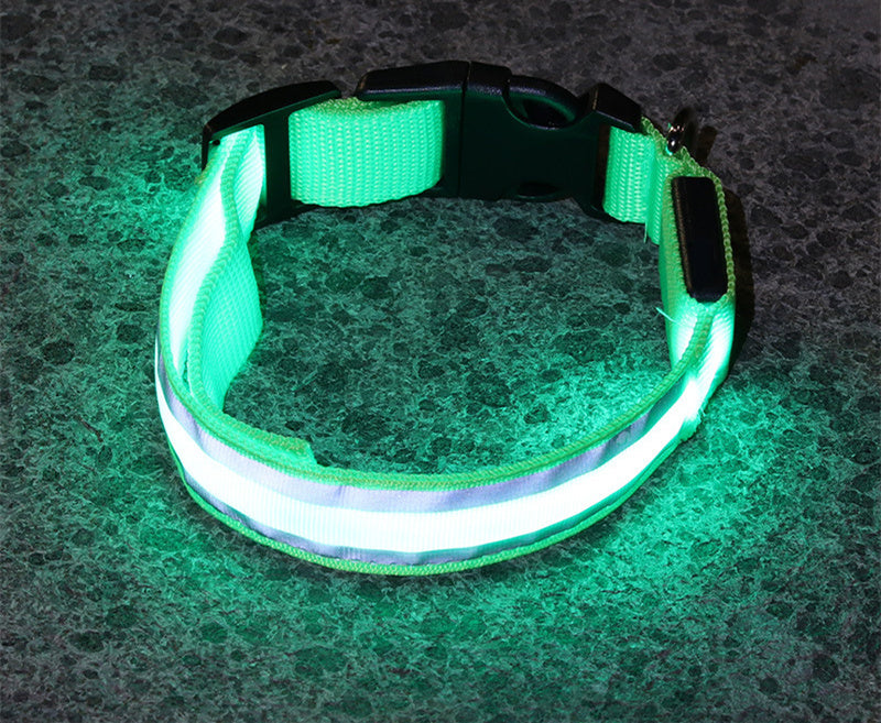 LED Luminous Anti-Lost Dog Collar – Night Safety for Pets