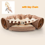 Collapsible Cat Tunnel – Washable, Durable & Fun for Playful Pets