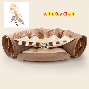 Collapsible Cat Tunnel – Washable, Durable & Fun for Playful Pets