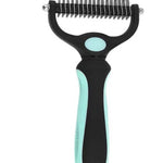 Stainless Steel Pet Grooming Comb for Hair Removal & Knot Opening | Safe Detangler for Dogs & Cats
