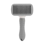Ecofurry Mart Self-Cleaning Pet Hair Brush Comb | Stainless Steel Cat & Dog Grooming Tool | One-Key Fur Removal