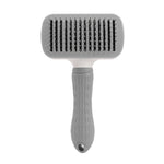 Ecofurry Mart Self-Cleaning Pet Hair Brush Comb | Stainless Steel Cat & Dog Grooming Tool | One-Key Fur Removal