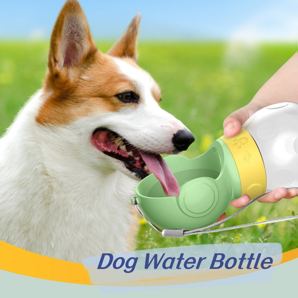 Portable Dog Water Bottle – Leak-Proof Pet Feeder for Travel & Walks