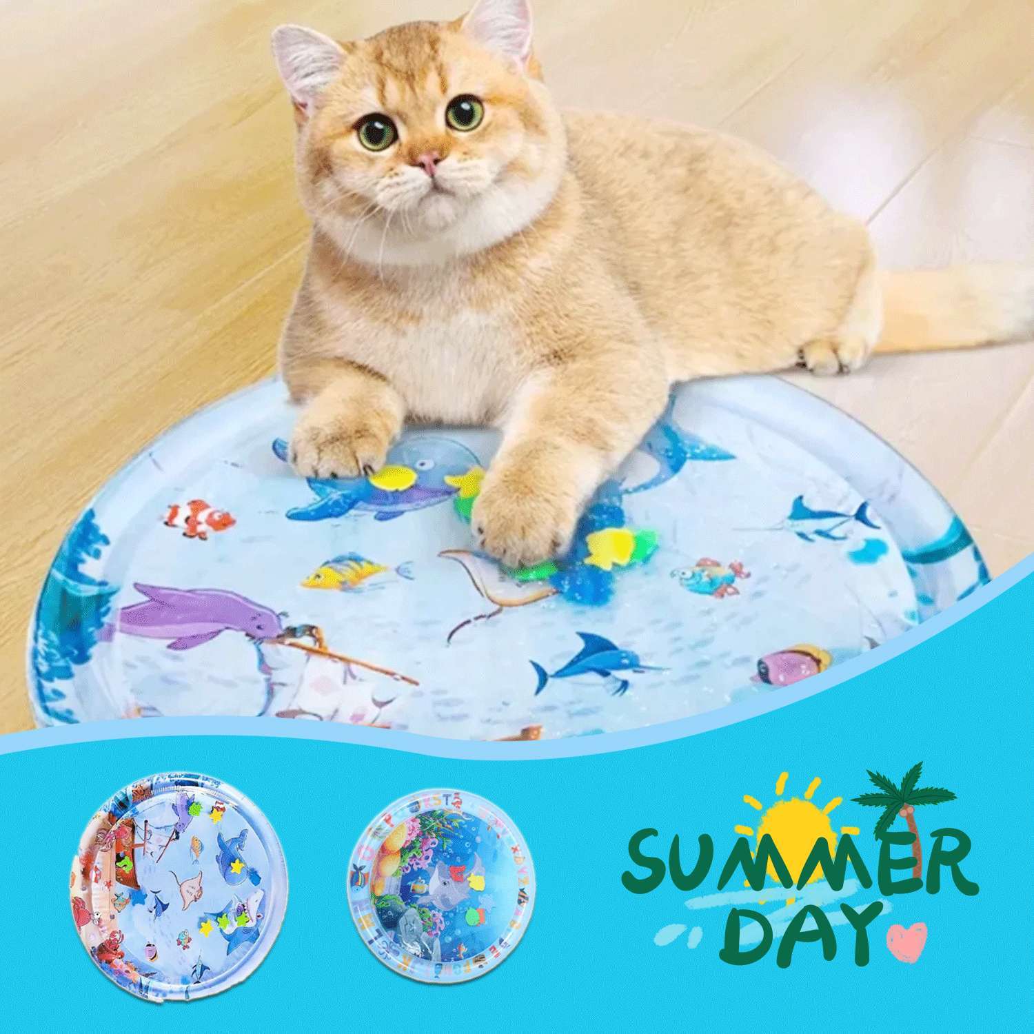Cooling Summer Pet Ice Pad Mat for Dogs & Cats