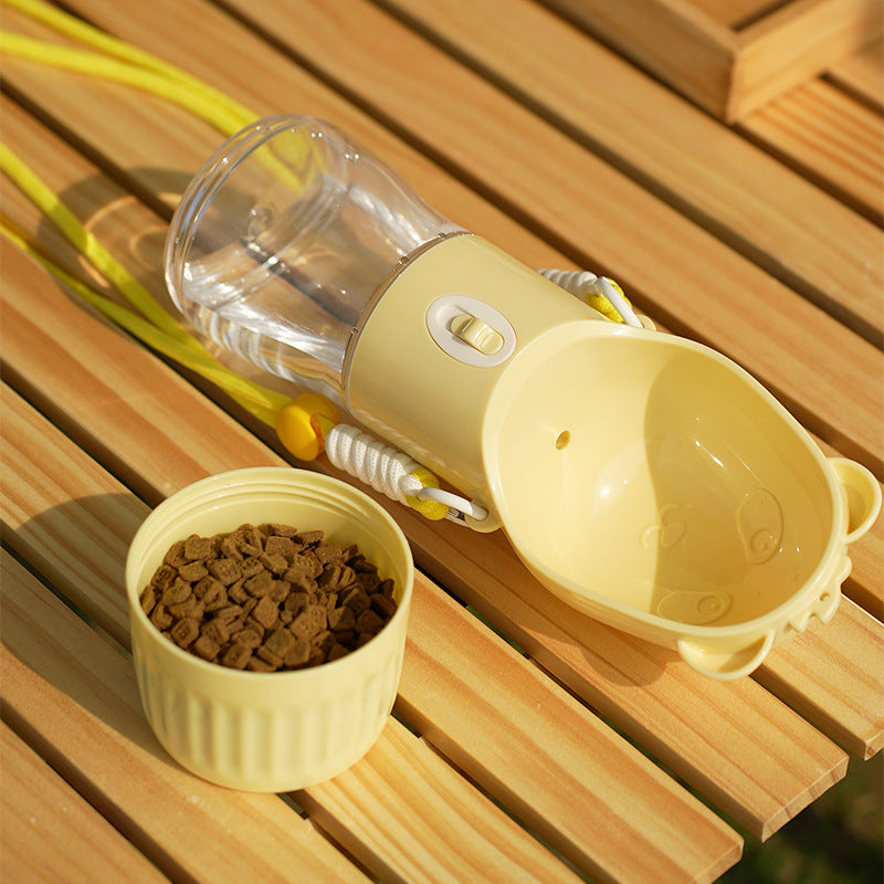 2-in-1 Dog Water Bottle – Leak-Proof Feeder for Cats & Dogs
