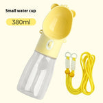 2-in-1 Dog Water Bottle – Leak-Proof Feeder for Cats & Dogs