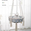 Cat Hammock Hanging Nest Basket Swing | Cozy Indoor Cat Bed with Durable Rope & Soft Cushion