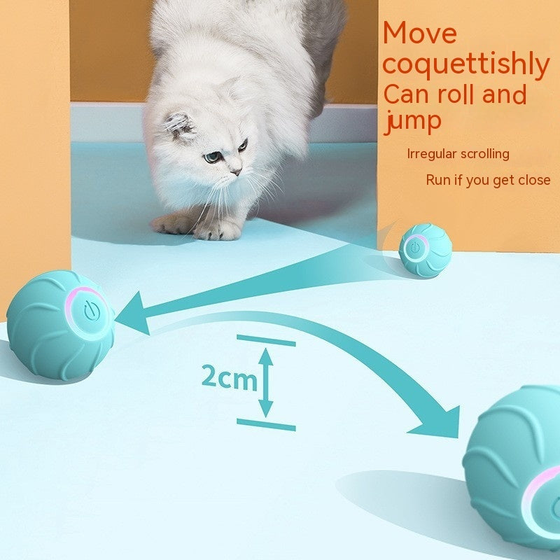 smart interactive cat toy ball