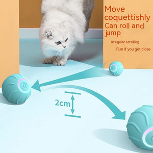 smart interactive cat toy ball